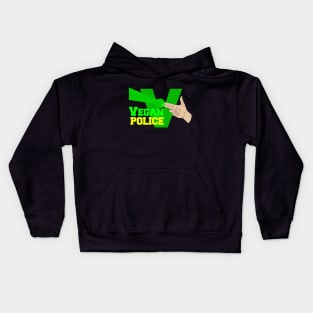 Vegan Police Kids Hoodie